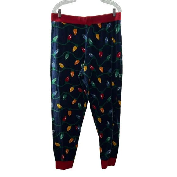 PajamaGram Christmas Lights Matching Christmas Pajama Set Mens Large - Picture 4 of 7